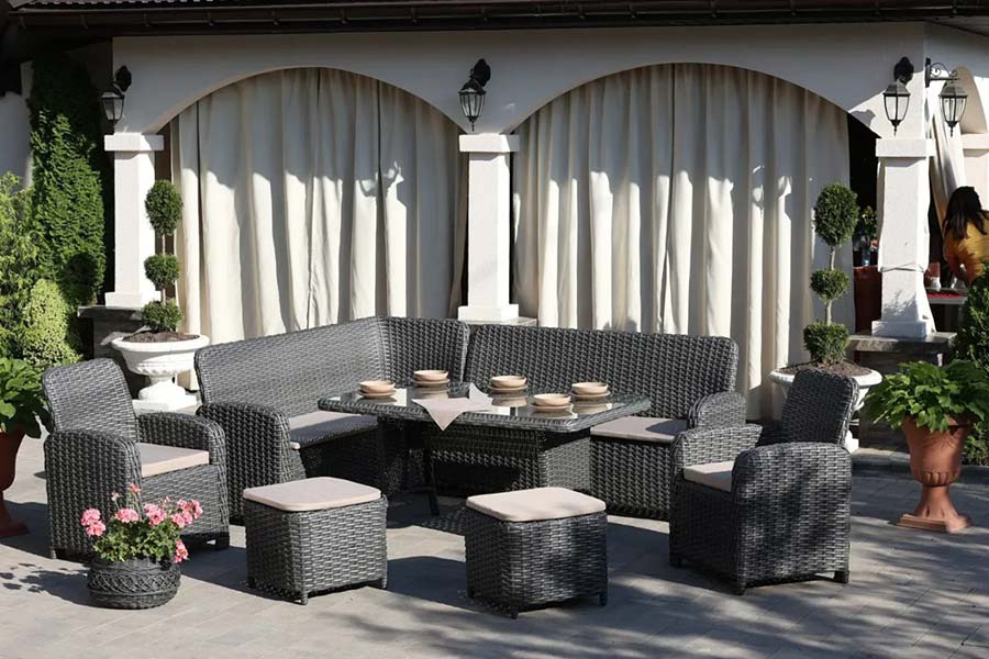 Мебель из ротанга в скандинавском стиле